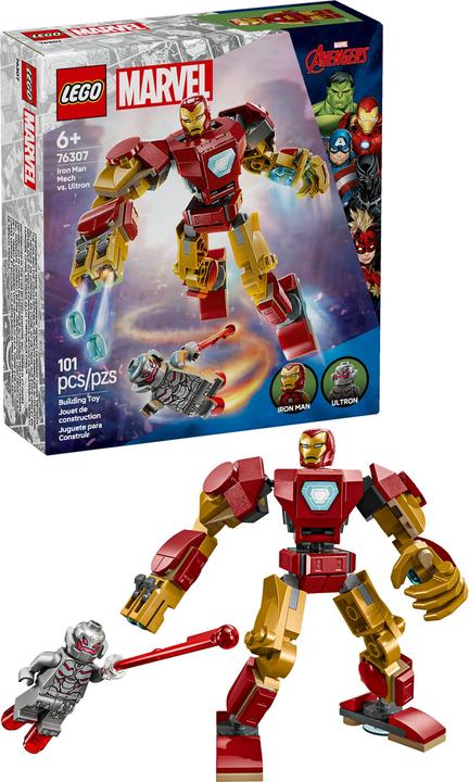 Produktbild LEGO Iron Man Mech vs. Ultron (76307, LEGO Marvel)