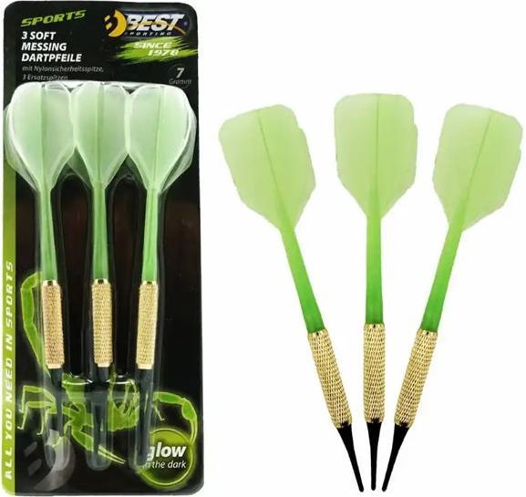 Best Sporting Safety darts Glow in the Dark 7gr 62123
