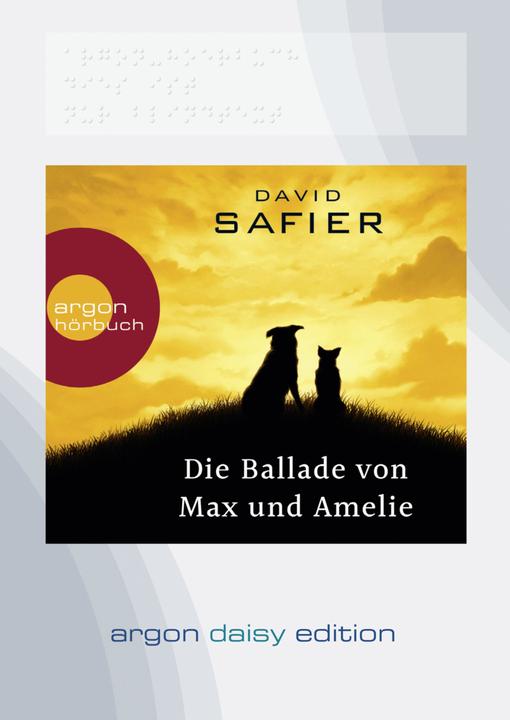 Image du produit Safier:La Ballade de Max et Amélie.MP3-C (David Safier)
