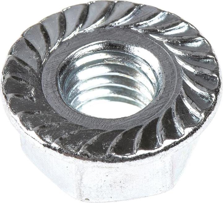 Produktbild RS PRO Flanschmuttern gezahnt M8 (M8)