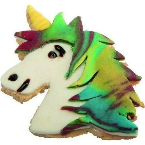 Thumbnail - Westmark Ausstechform "Einhornkopf 2D", 8.5 cm, Ausstechformen, Grün, Blau, Rot