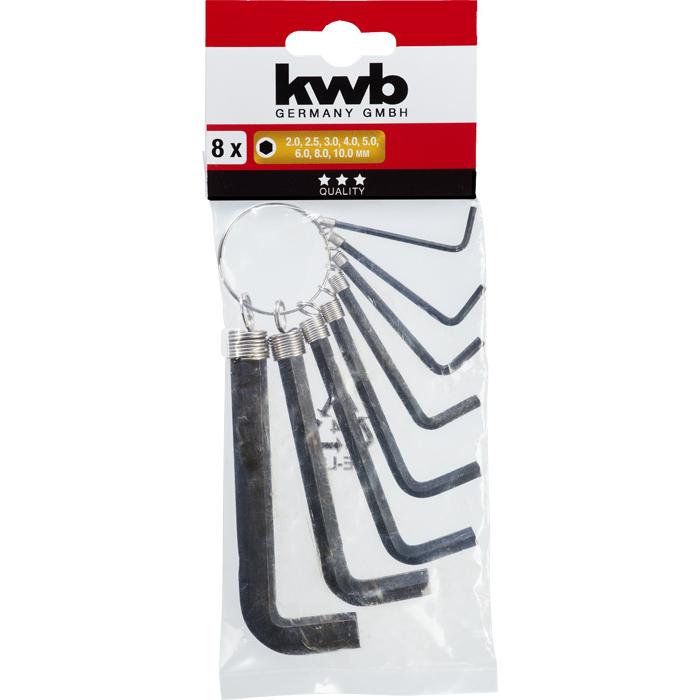 Thumbnail - kwb, Sechskantschlüssel, Sechskantschlüssel 8teilig