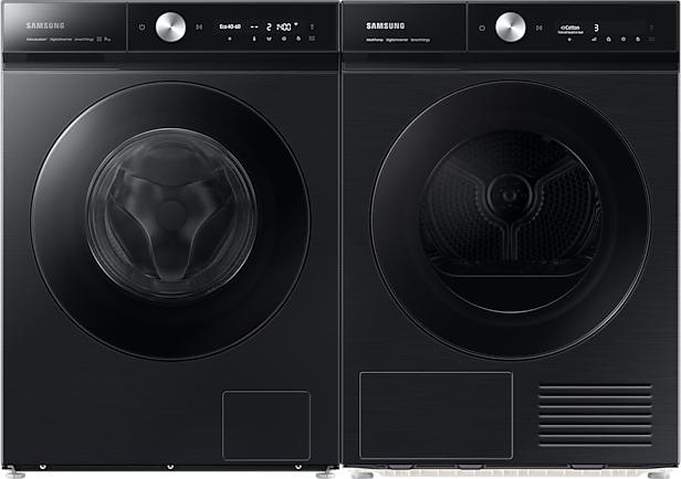 Actual product image Samsung WW11BB944AGBS2 black glass-look panel / black glass door (11 kg, Left)
