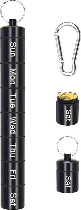 Immagine prodotto Cbx Portapillole con anello portachiavi e moschettone