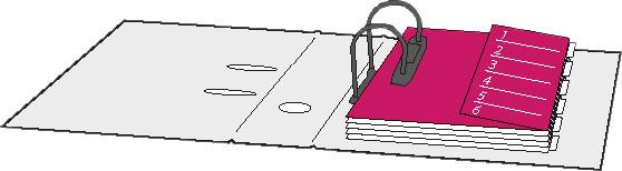 Image du produit Biella Registre Carton A4 1-10, 4 trous