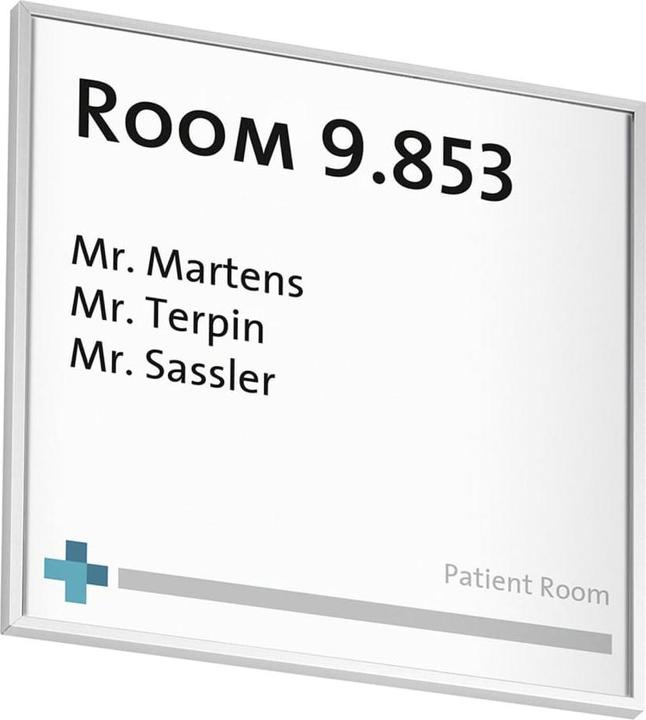 Produktbild Moedel MADRID Silver Line™ Türschild