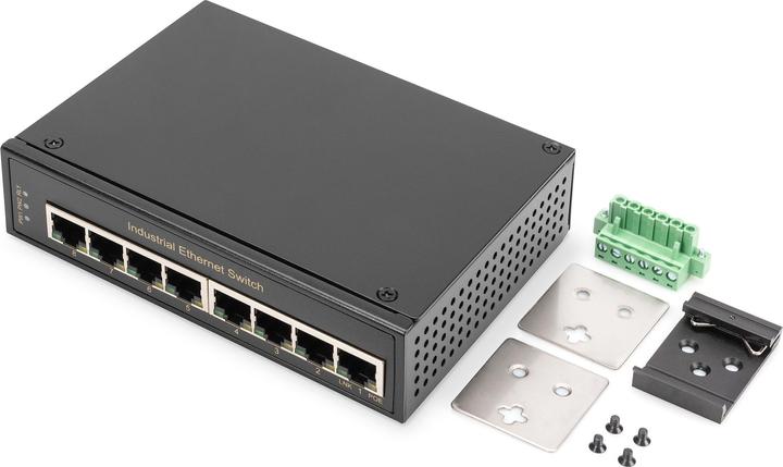 Produktbild Digitus Industr. 8-Port Gigabit Switch (8 Ports)
