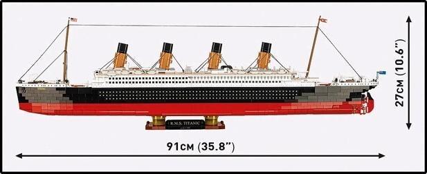 Actual product image Cobi Historical collection R.M.S Titanic