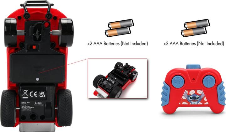 Actual product image Jada Stitch RC Buggy 1:32