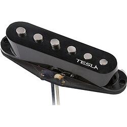 Tesla Pickup Opus-S1 black, bridge (Instrumenten Tonabnehmer), Zubehör Instrumente, Schwarz