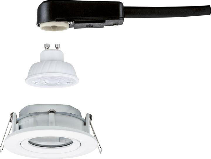 Produktbild Paulmann 92414 Nova LED-Einbauleuchte GU10 4.9 W Weiss (matt) (550 lm, GU10)