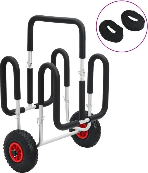 Actual product image vidaXL SUP Trollley (2 Persons)