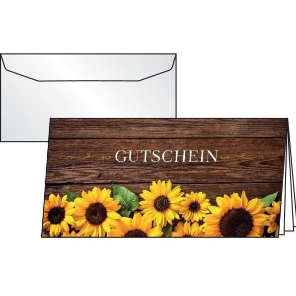 Sigel, Kopierpapier, 10 Gutscheine Sunfield DIN lang (220 g/m², 10 x, DL)