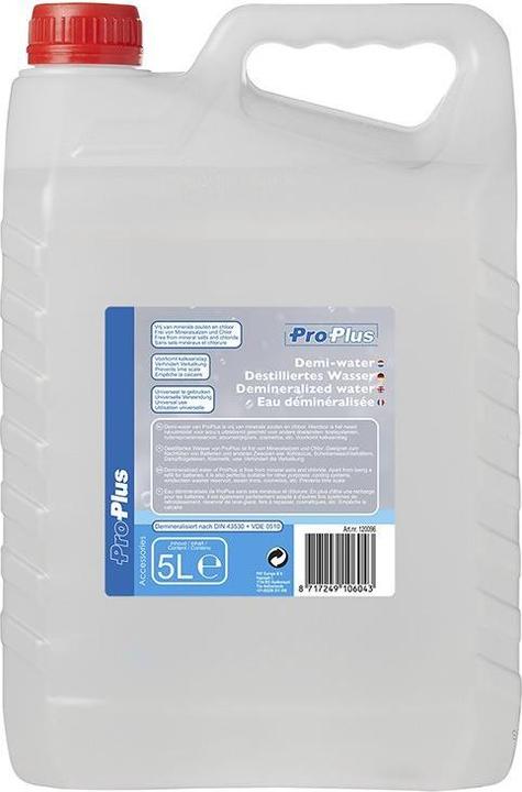 Image du produit ProPlus Eau distillée 5 litres, DIN 43530 + VDE 0510