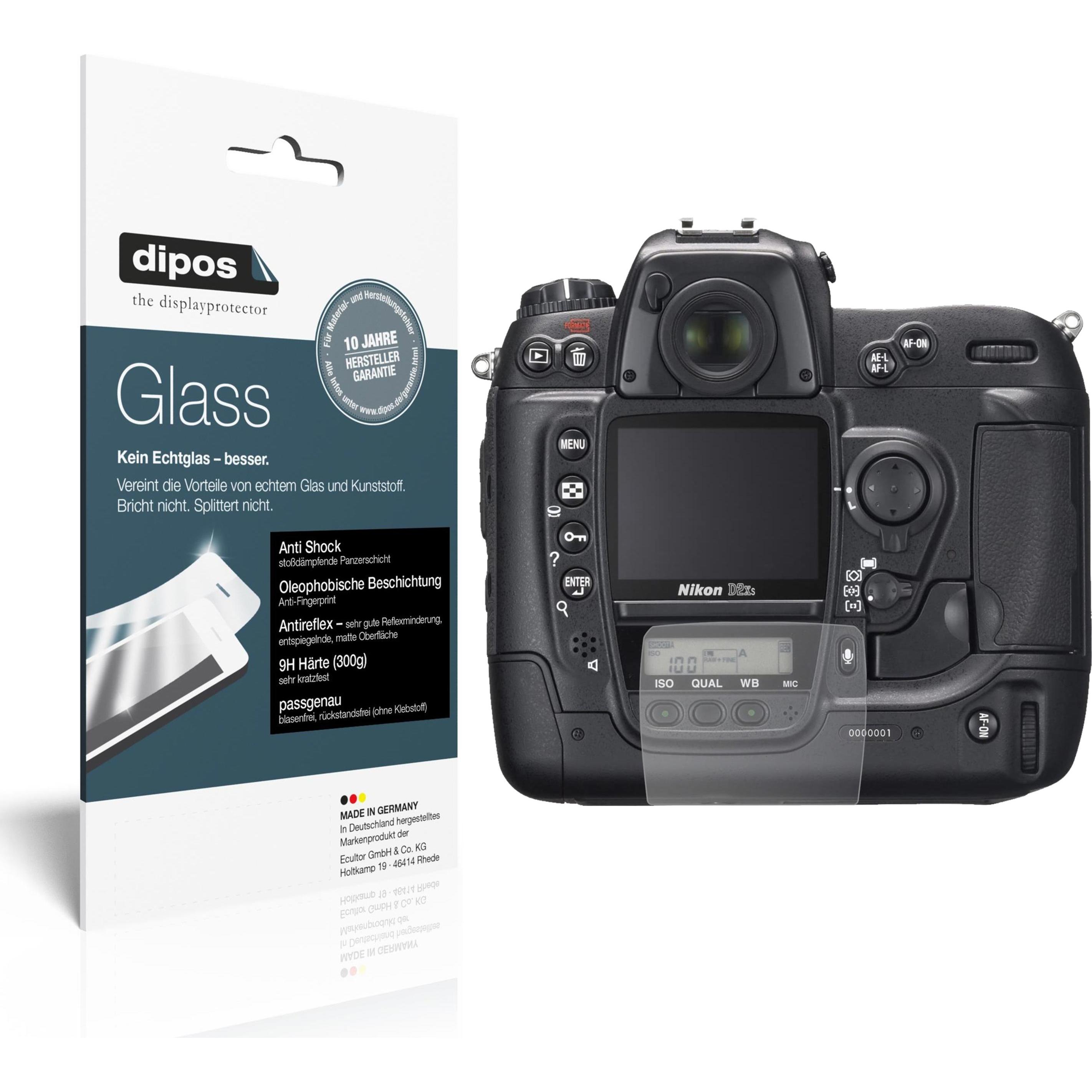 Dipos Displayschutz Anti-Shock (Displayschutz, Nikon D2H), Kameraschutz, Transparent