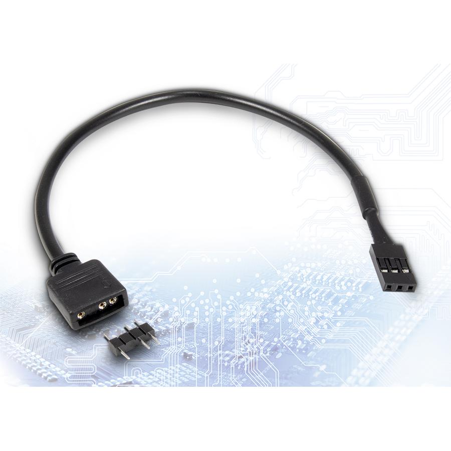 Intertech Inter-Tech 88885550 Internes Stromkabel 0,2 m, Modding Beleuchtung