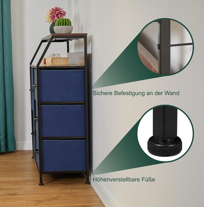 Productafbeelding Relaxdays Kommode (84 x 30 x 87 cm)