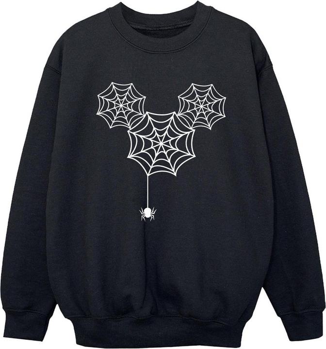 Actual product image Disney Boys Mickey Mouse Spider Web Head Sweatshirt (140, 146)