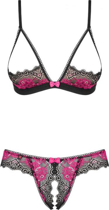 Image du produit Obsessive Tulia Sujetador Y Tanga Con Aberturas Xs/S (XS)