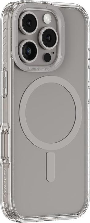 Produktbild Amazingthing Titan Pro Mag Case mit Magnetring für iPhone 16 Pro - Grau (Apple iPhone 16 Pro)