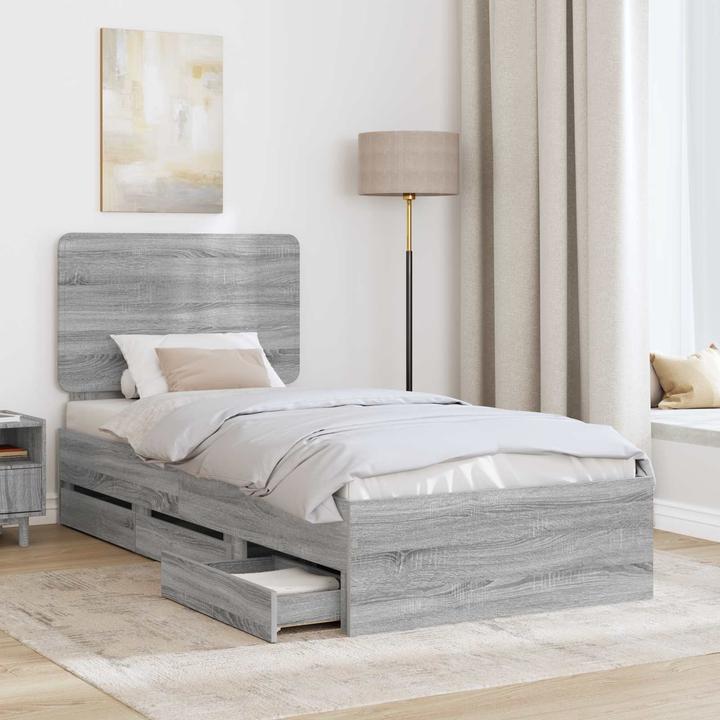 Actual product image vidaXL Moderner Bettrahmen (90 x 200 cm)