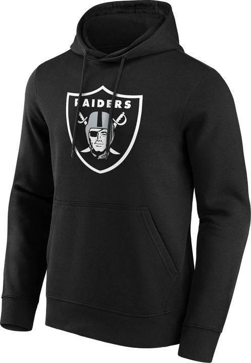 Immagine prodotto Fanatics Felpa con cappuccio Las Vegas Raiders Mid Essentials Crest Mens (S)