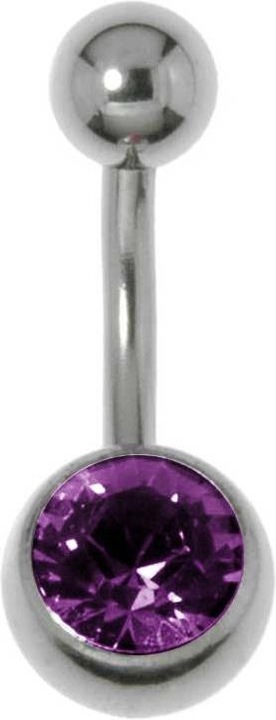 Image du produit Bijouteria Piercing nombril (Titane, Cristallin)