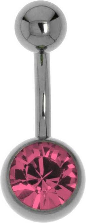 Actual product image Bijouteria Bellypiercing (Crystal, Titanium)