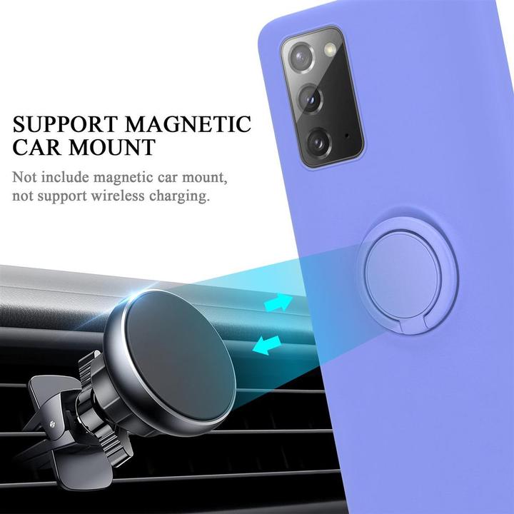 Actual product image Cadorabo TPU Liquid Ring Silicone Case Cover (Samsung Galaxy Note 20)