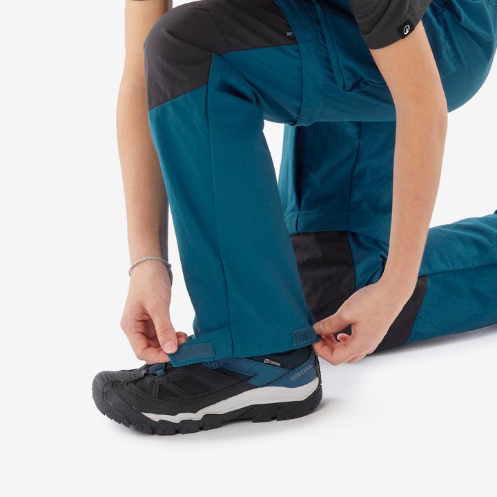 Image du produit Quechua Pantalon modulable de randonnée enfant 7-15 ans, MH500 bleu (134)
