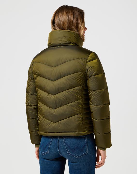 Actual product image Wrangler Quilted jacket Short Puffer Jacket (M)