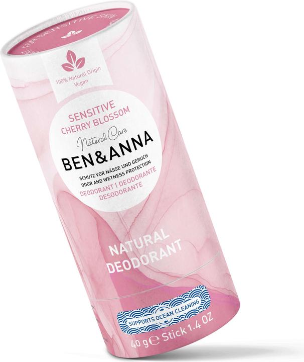 Actual product image Ben & Anna Sensitive Cherry Blossom 40gr. (Stick)