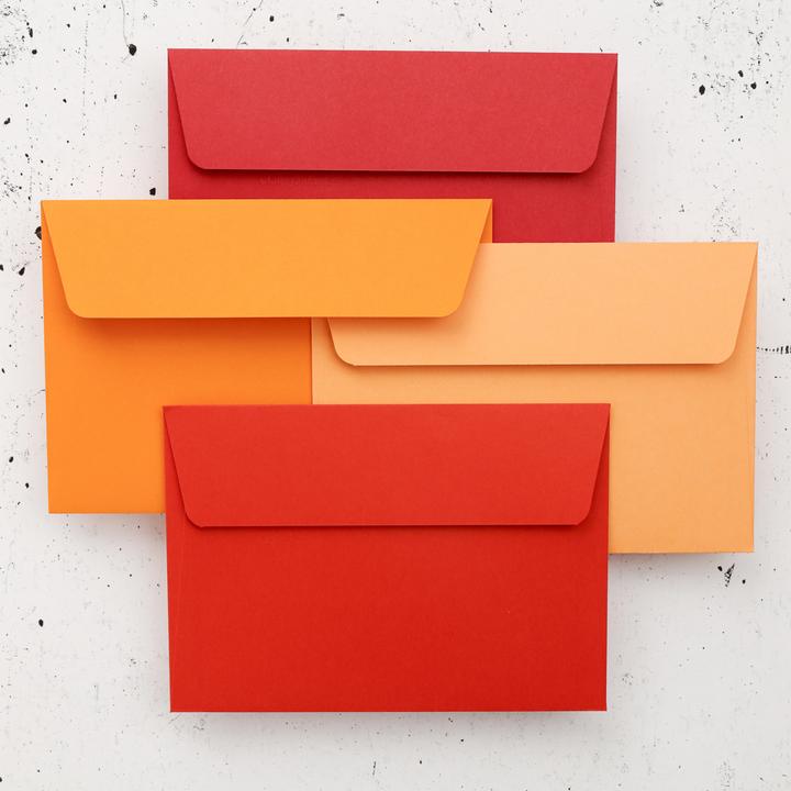 Produktbild Clairefontaine Pollen by Briefumschlag C6, clementine (114 x 162 mm, 20 x)