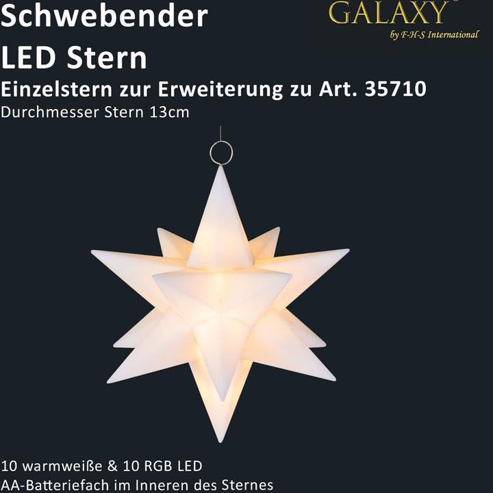 Produktbild FHS Stern LED kabellos Erweit. ws