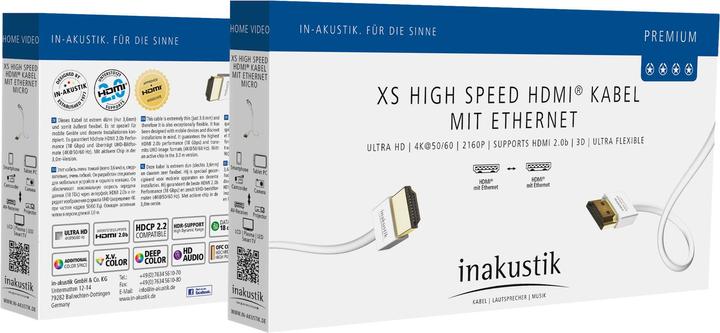 Immagine prodotto Inakustik HDMI (Typ A) — HDMI (Typ A) (3 m, HDMI, 2.0b)