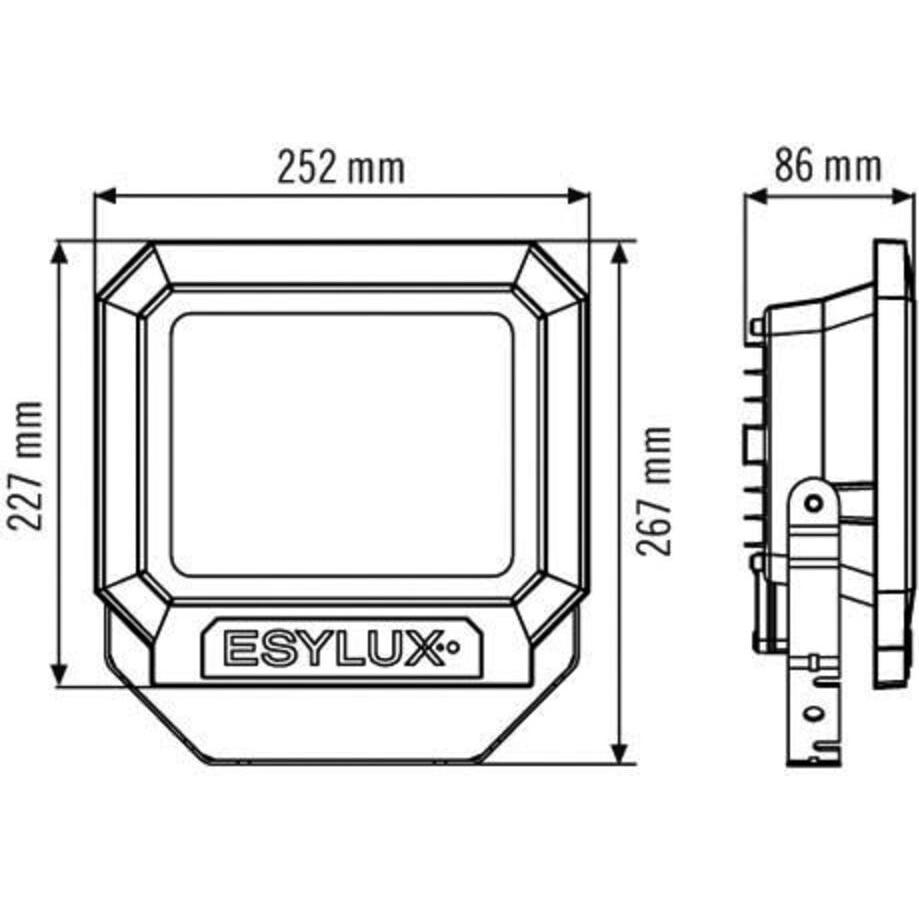 Thumbnail - Esylux, Fassadenbeleuchtung, LED-Strahler (3400 lm, IP65)