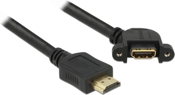 Image du produit Delock HDMI avec câble d'extension Ethernet (0.50 m)