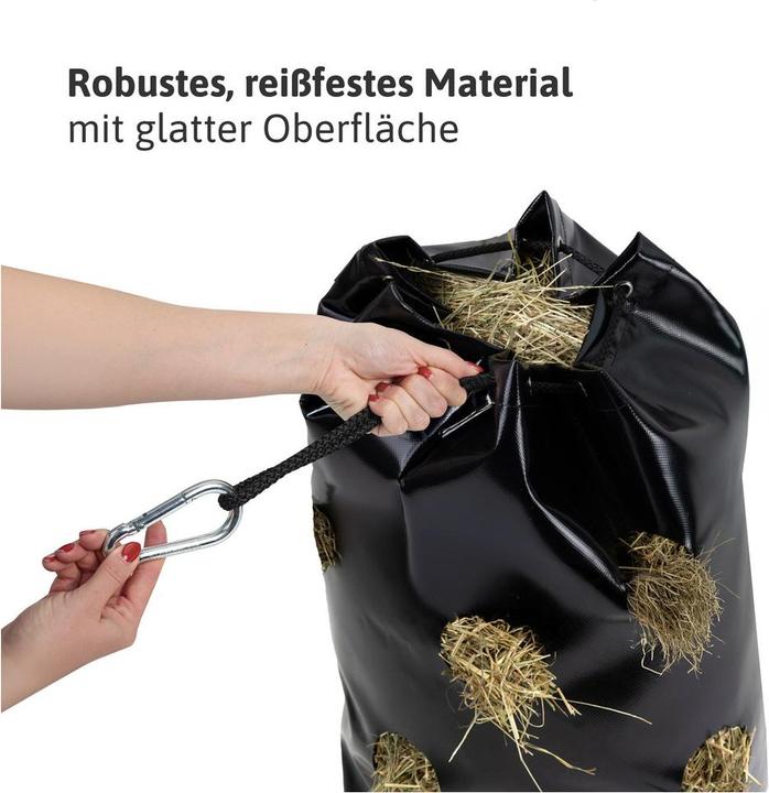 Image du produit Dönges Hay Bag mit Karabiner schwarz