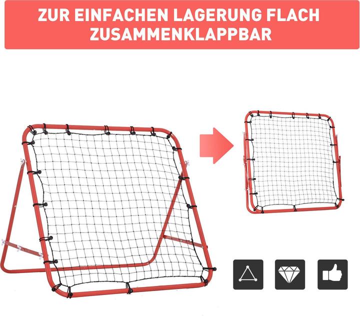 Actual product image Homcom Football Rebounder with adjustable angles