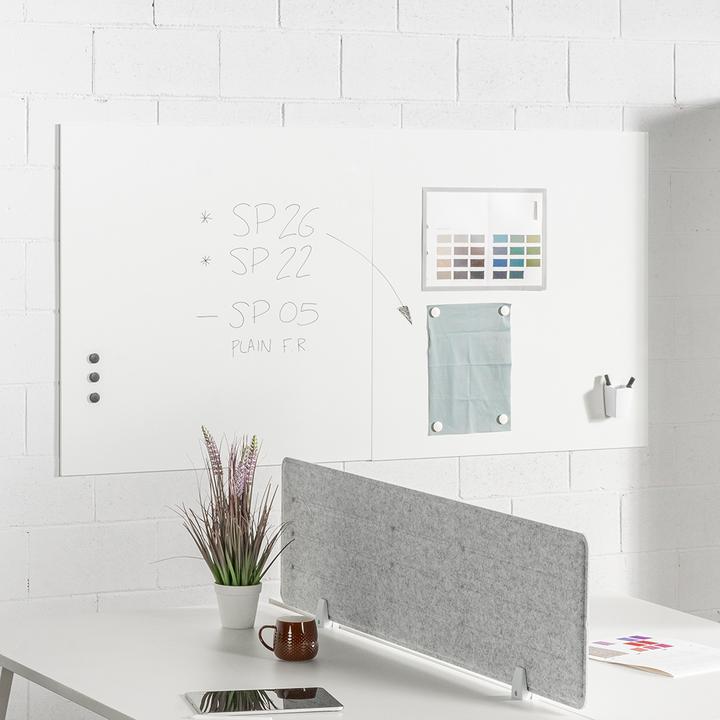 Actual product image Rocada Skinwhiteboard, lacquered surface, matt white (100 x 200 cm)