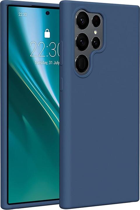 Immagine prodotto Etteri Custodia in silicone per Samsung Galaxy S23 Ultra blu scuro (Samsung Galaxy S23 Ultra)