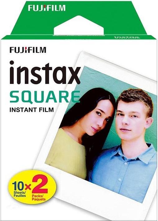 Fujifilm Instant Colour Instax Square Glossy 2x10pk film