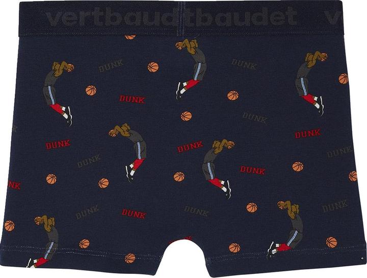 Immagine prodotto Vertbaudet 5er-Pack Jungen Boxershorts mit Bio-Baumwolle, Basketball (98, 104, Confezione da 5 pezzi)