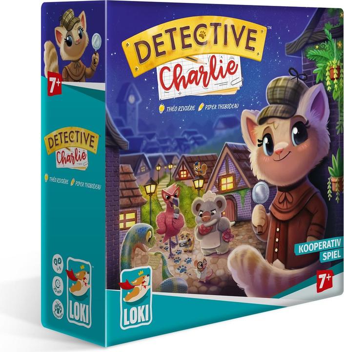 Produktbild Loki Kids 517822 - Detective Charlie, Kartenspiel, 1-5 Spieler, ab 7 Jahren (DE-Ausgabe) (Deutsch, 1 - 5 Spieler)