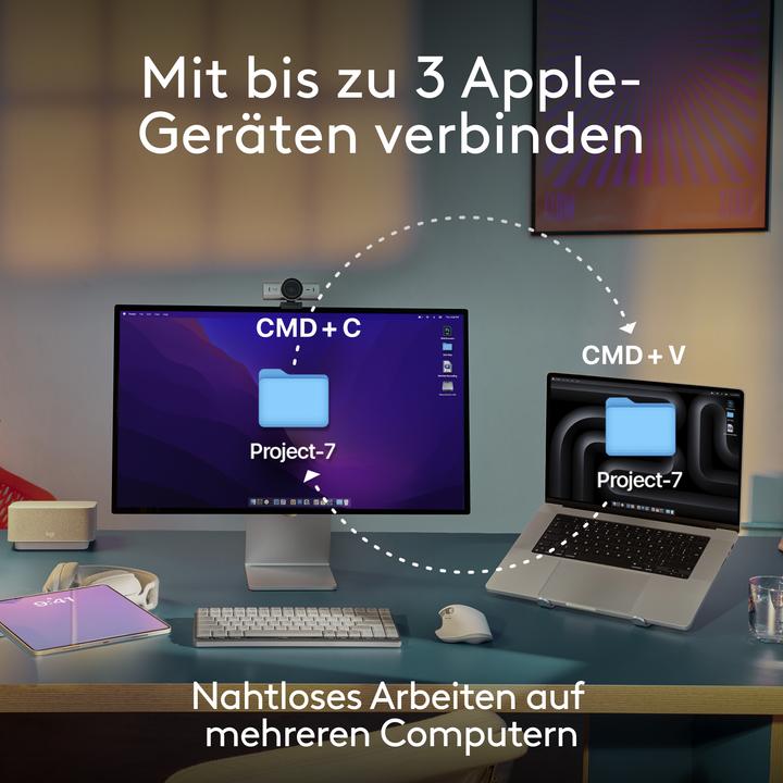 Actual product image Logitech MX Keys S Combo for Mac (DE, Wireless)