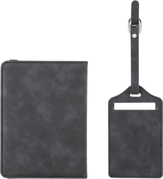 Image du produit MidOcean - Ensemble étui passeport et étiquette pour bagage JETTAG (Pochette pour passeport)