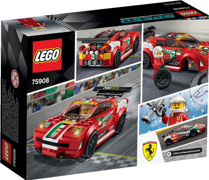 Image du produit LEGO Speed Champions Ferrari 458 Italia GT2 (75908, LEGO Speed Champions)