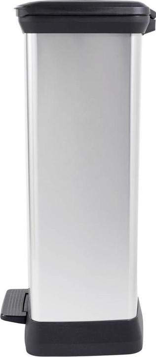 Productafbeelding Curver Deco prullenbak metalics 254620 Afvalbak 46 l (B x H x D) 407 x 749 x 307 mm S (46 l)