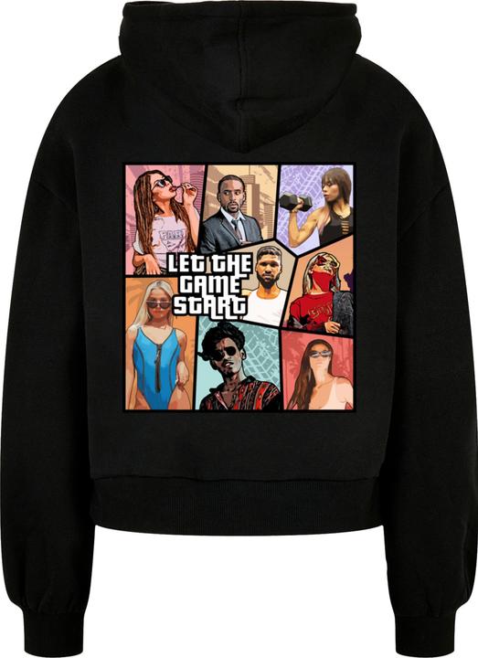 Produktbild Merchcode Ladies Grand Collage Organic Oversized Hoodie - 113505 (S)