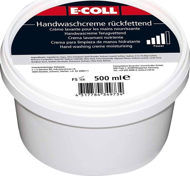 Actual product image E-coll Hand Wash Cream (500 ml)